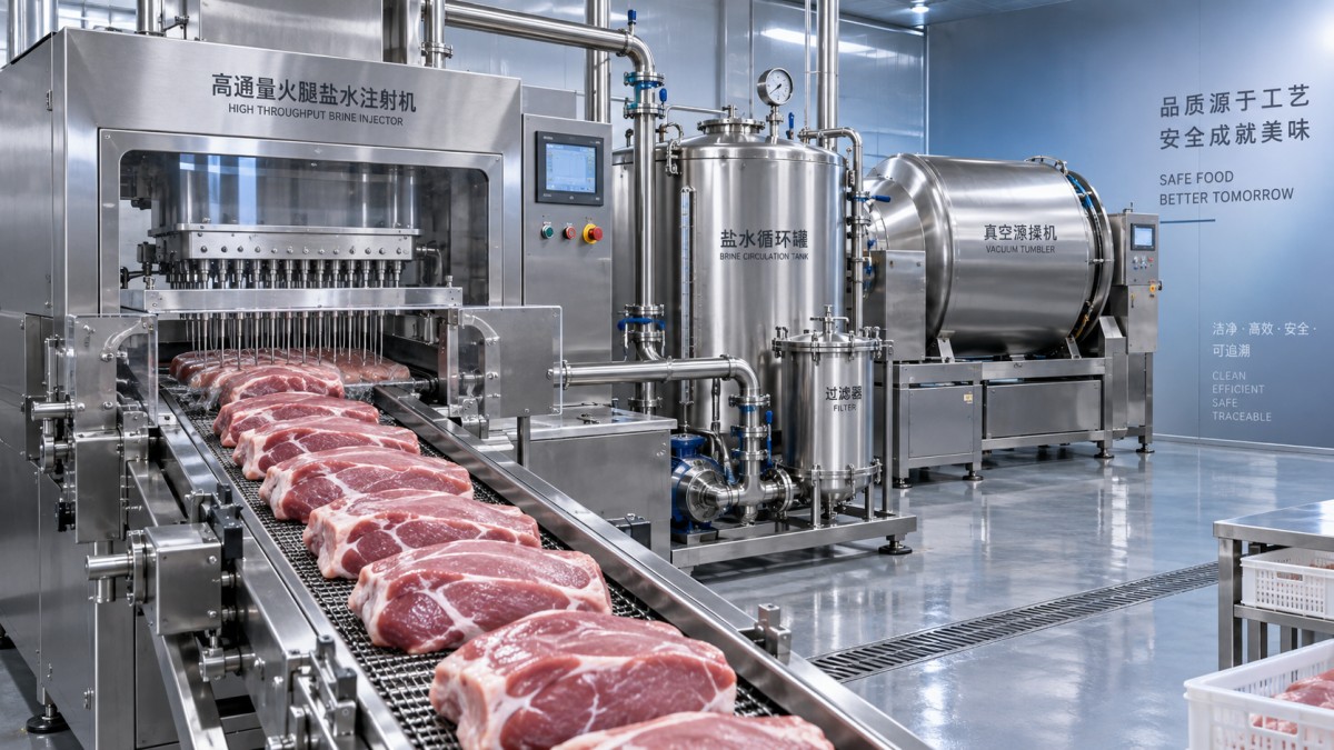 Building a High-Throughput Ham Line Around a Saline Injection Machine Building a High-Throughput Ham Line Around a Saline Injection Machine