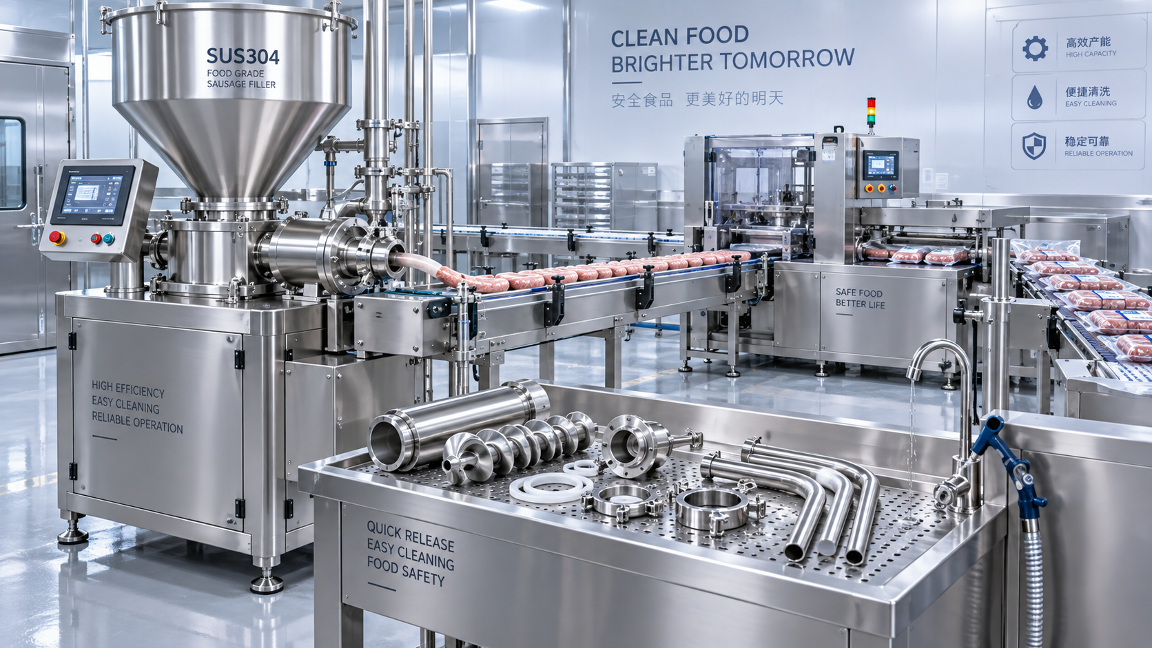 The Total Cost of a Sausage Filler: Throughput, Cleaning, and Downtime