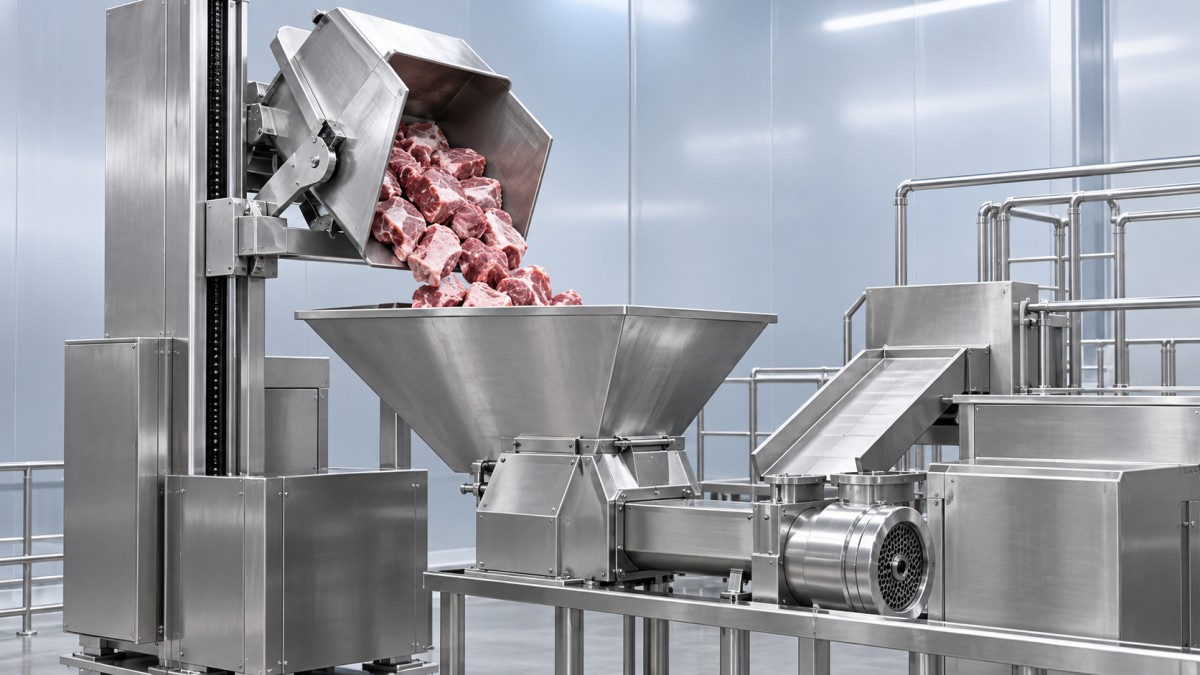 Meat Elevator Spillage and Product Loss: Causes at the Tipping Stage Meat Elevator Spillage and Product Loss: Causes at the Tipping Stage