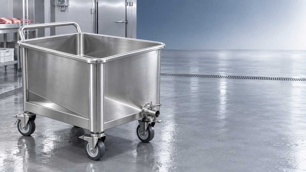 Meat Trolley Materials Compared: Stainless Steel Grades, Welds, and Drainage