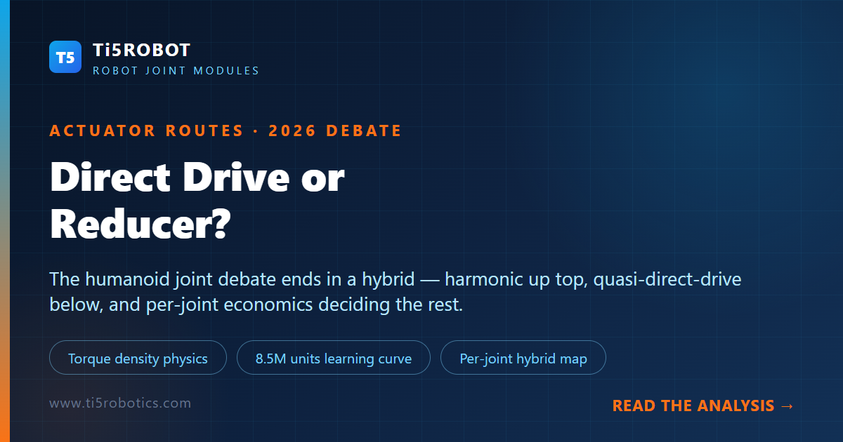 Direct Drive or Reducer? The Humanoid Joint Debate Ends in a Hybrid Direct Drive or Reducer? The Humanoid Joint Debate Ends in a Hybrid