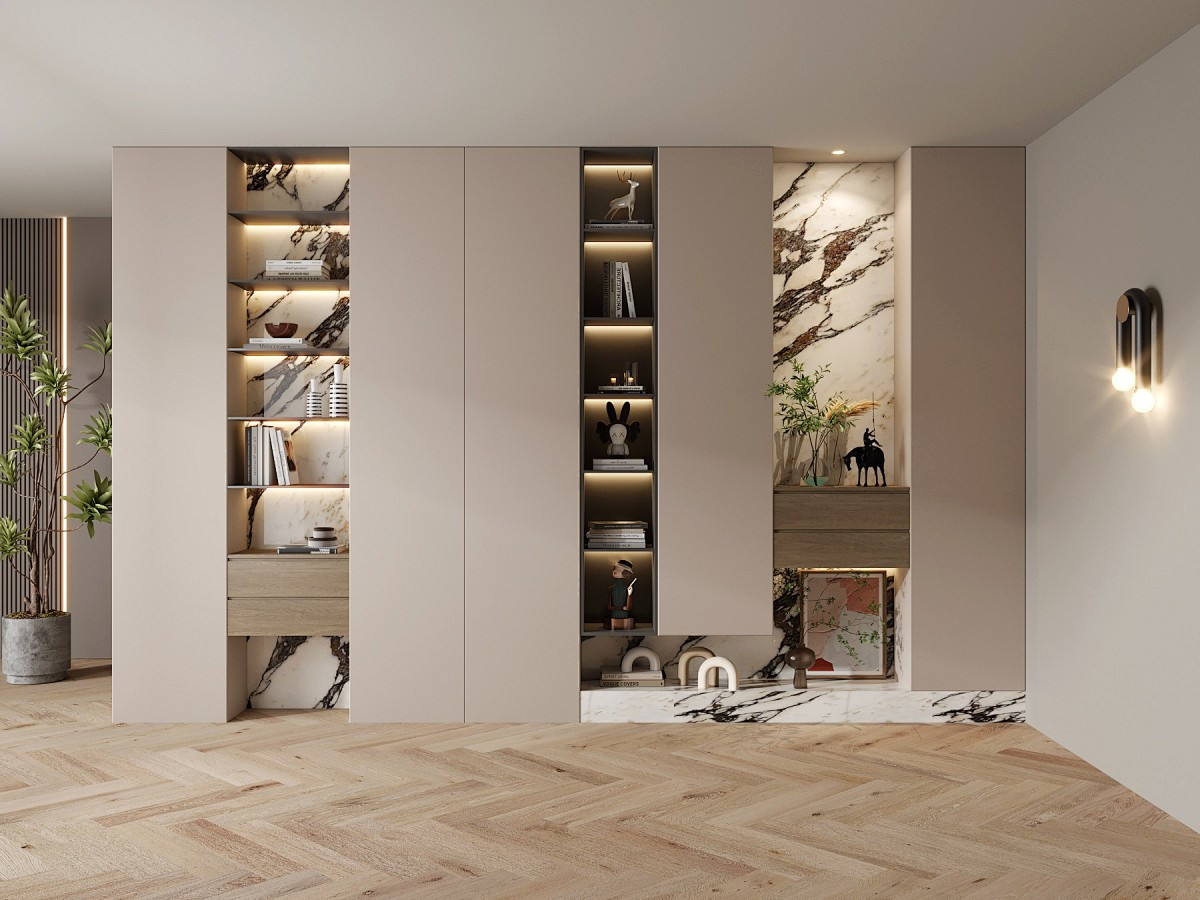 Luxury multifunctional shoe cabinet customization