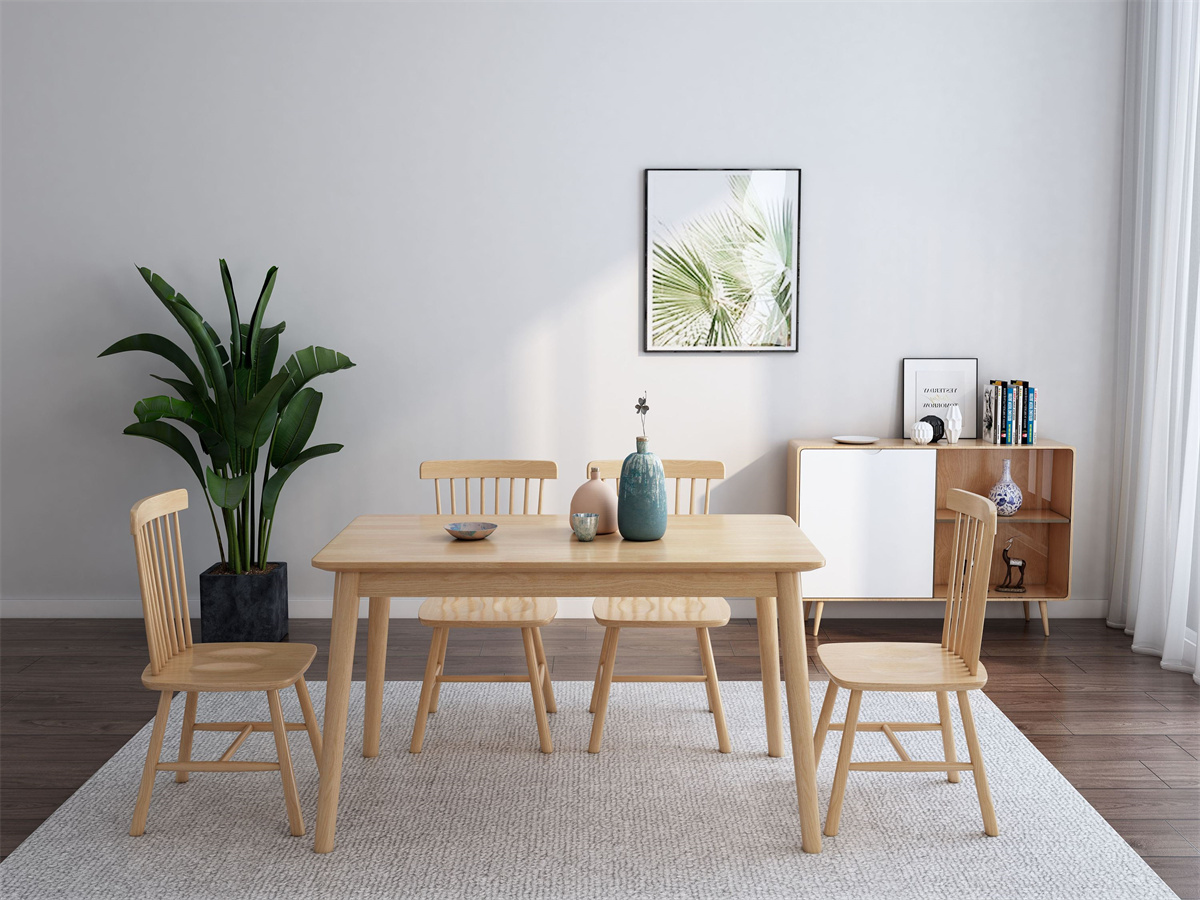 Simplified Japanese style table and chair customization