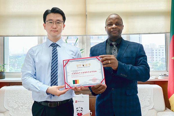 ZW Group Manager Kiyya Zhang Visits Cameroon Embassy for Strategic Cooperation Dialogue