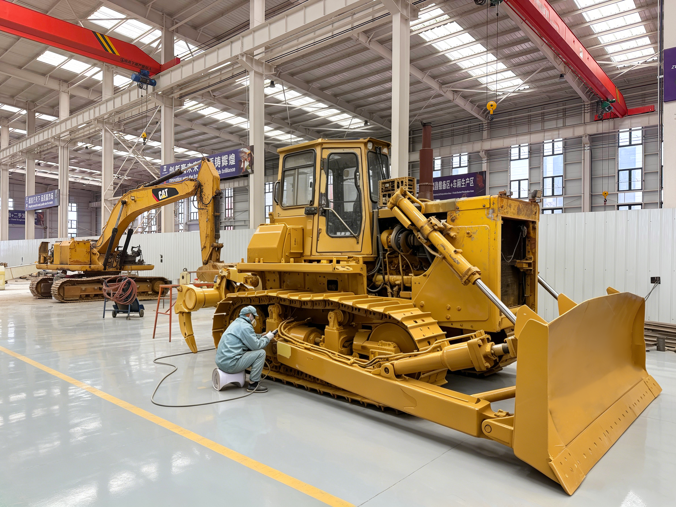 Customer delegation visiting ZW Vehicle factory