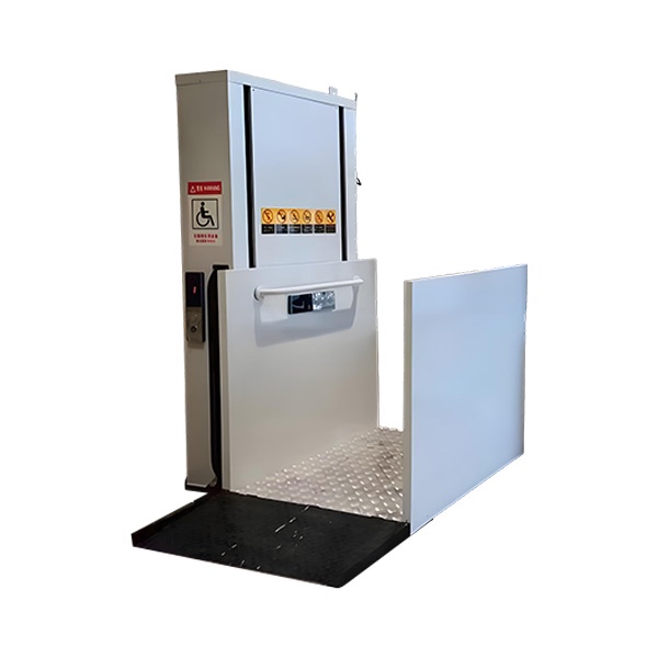 Plataforma elevadora vertical para silla de ruedas