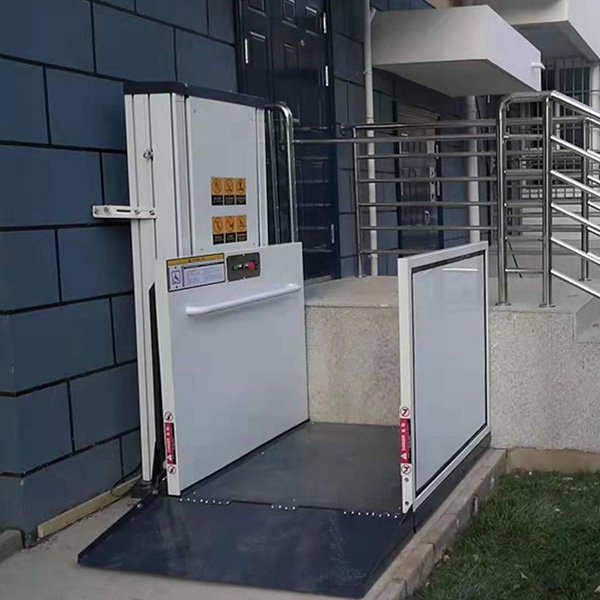 Plataforma elevadora vertical para silla de ruedas