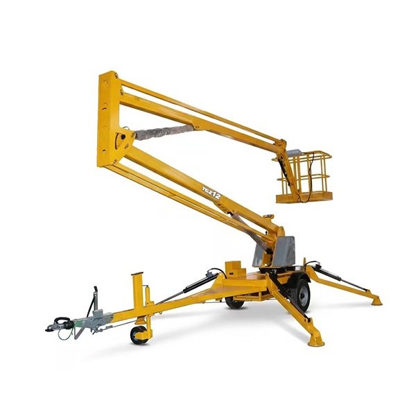 Plataforma elevadora articulada hidráulica remolcable