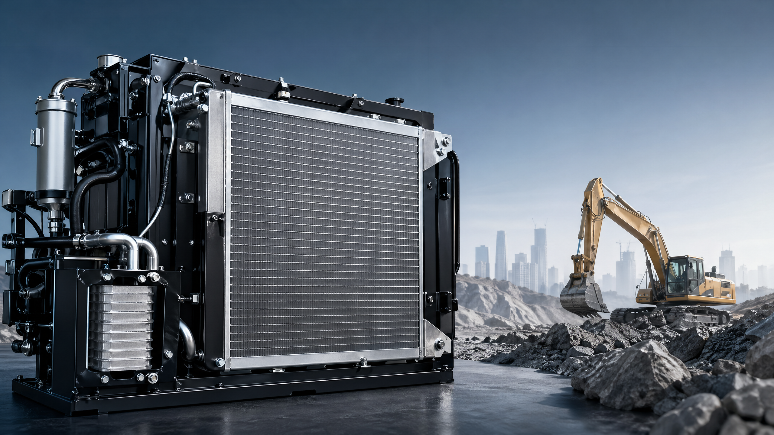 Mejoras de radiadores para excavadoras vistas en las exposiciones de la industria de 2026