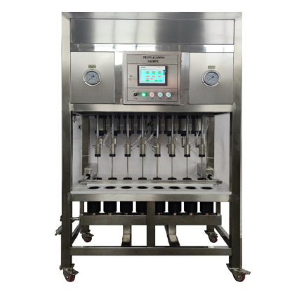 8헤드 대기압식 병 충전 및 캡핑기