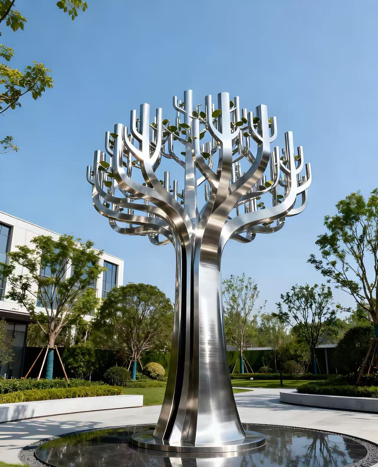 Stainless steel sculpture