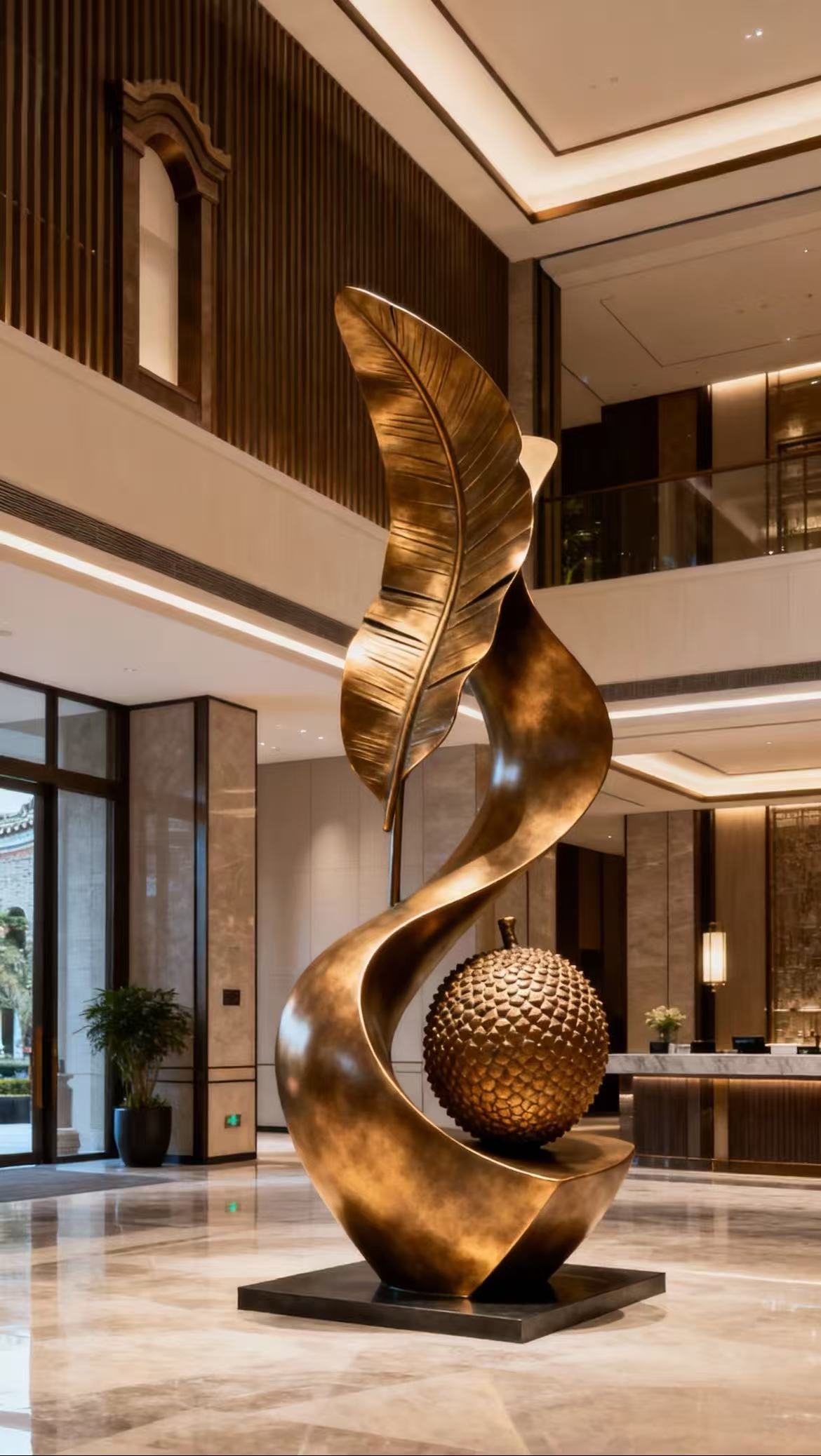 Stainless steel sculpture