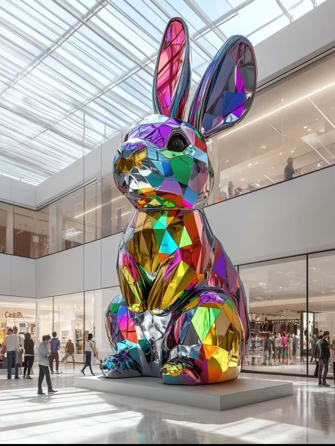 Stainless steel sculpture