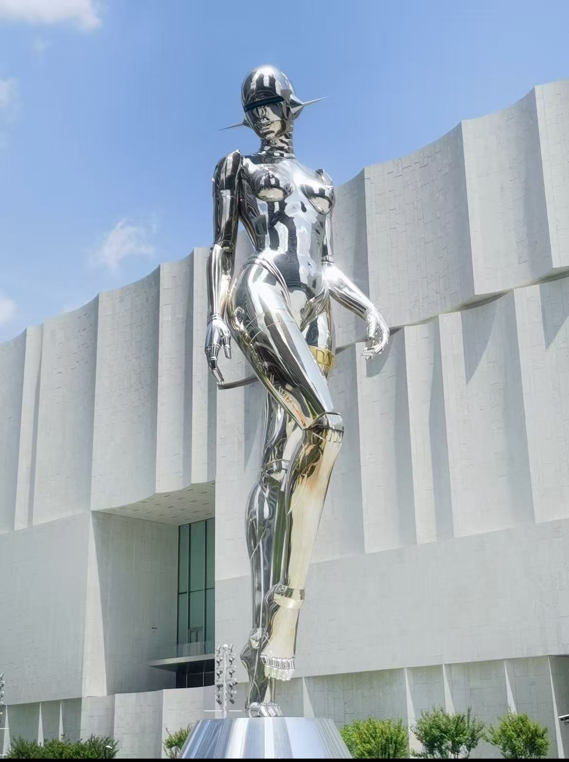 Stainless steel sculpture