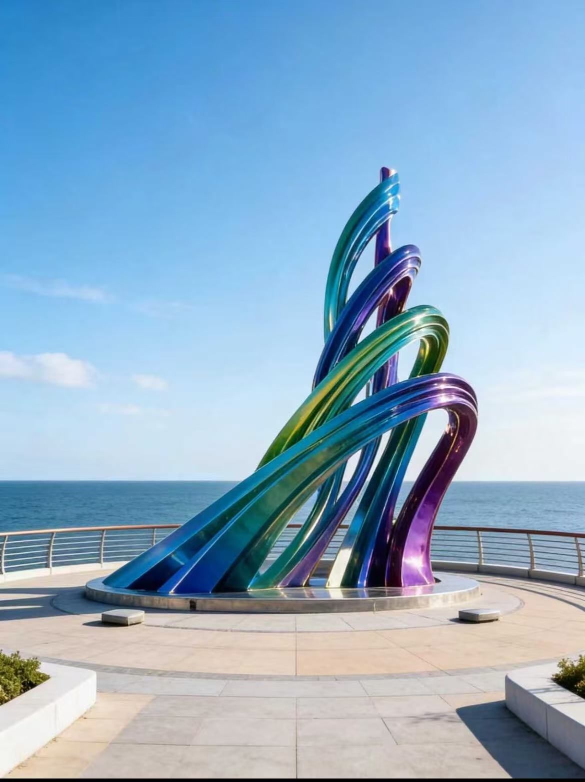 Stainless steel sculpture
