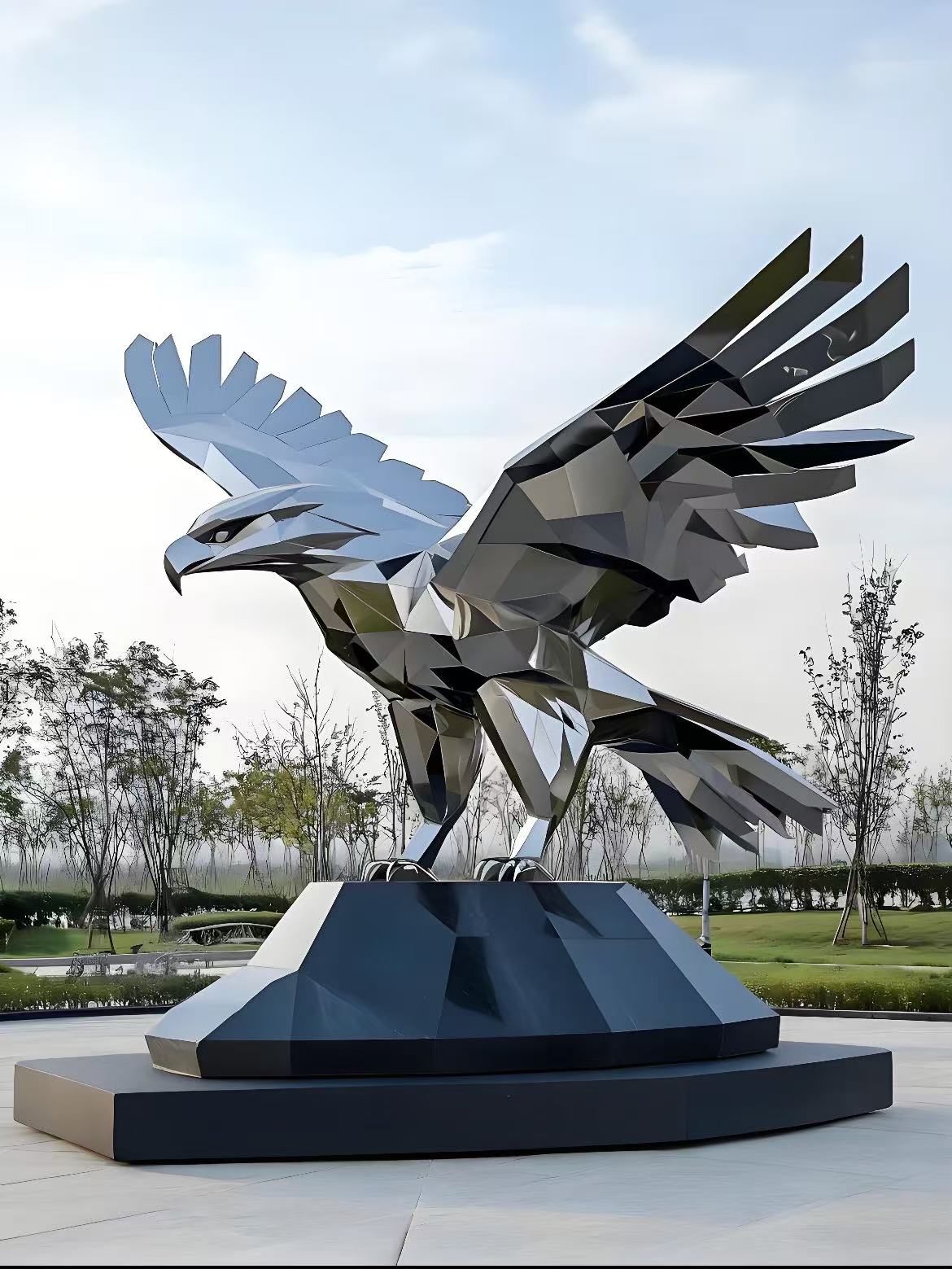 Stainless steel sculpture