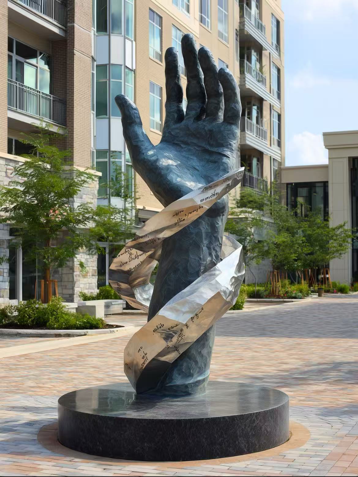 Stainless steel sculpture