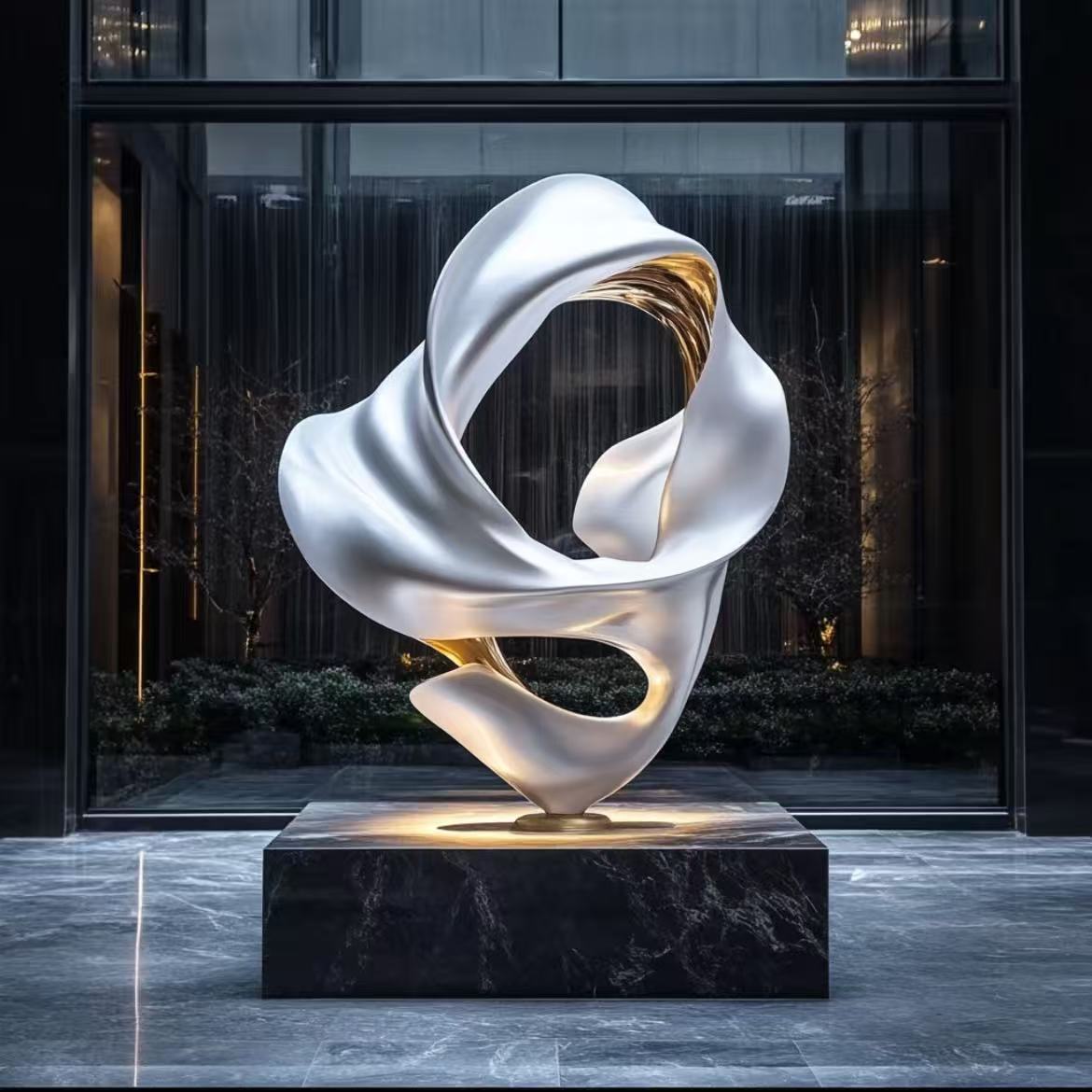 Stainless steel sculpture