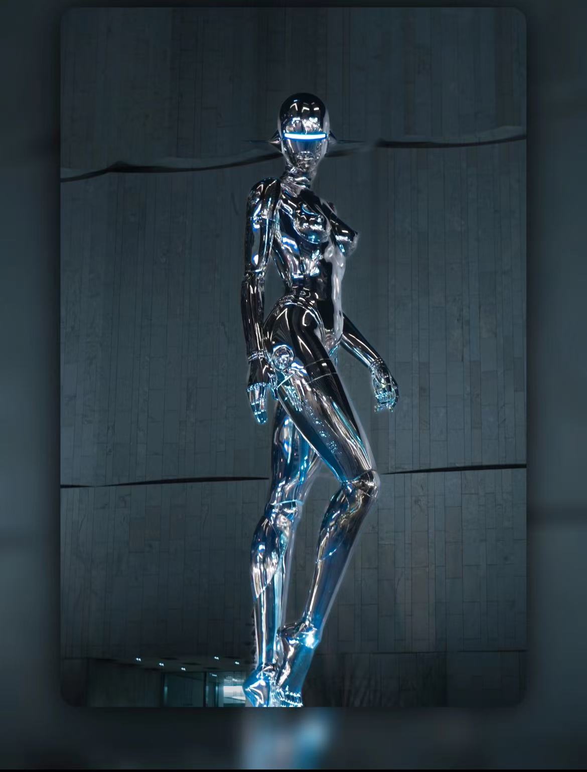 Stainless steel sculpture