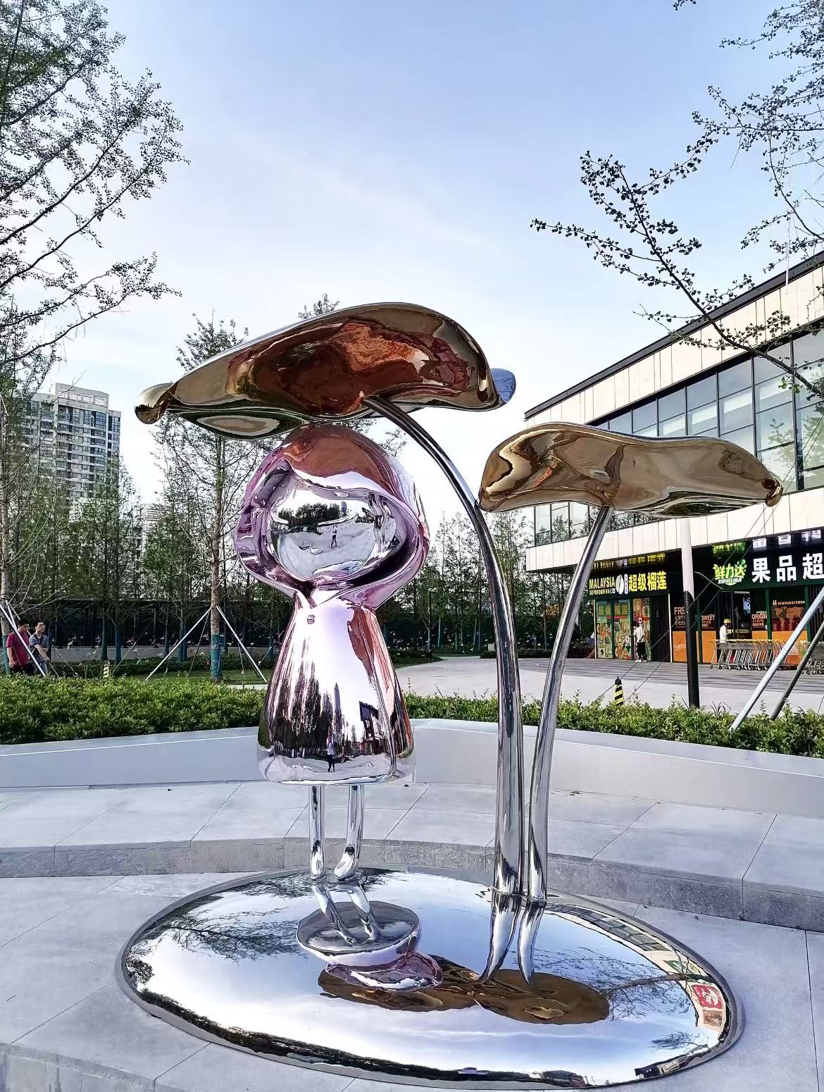 Stainless steel sculpture
