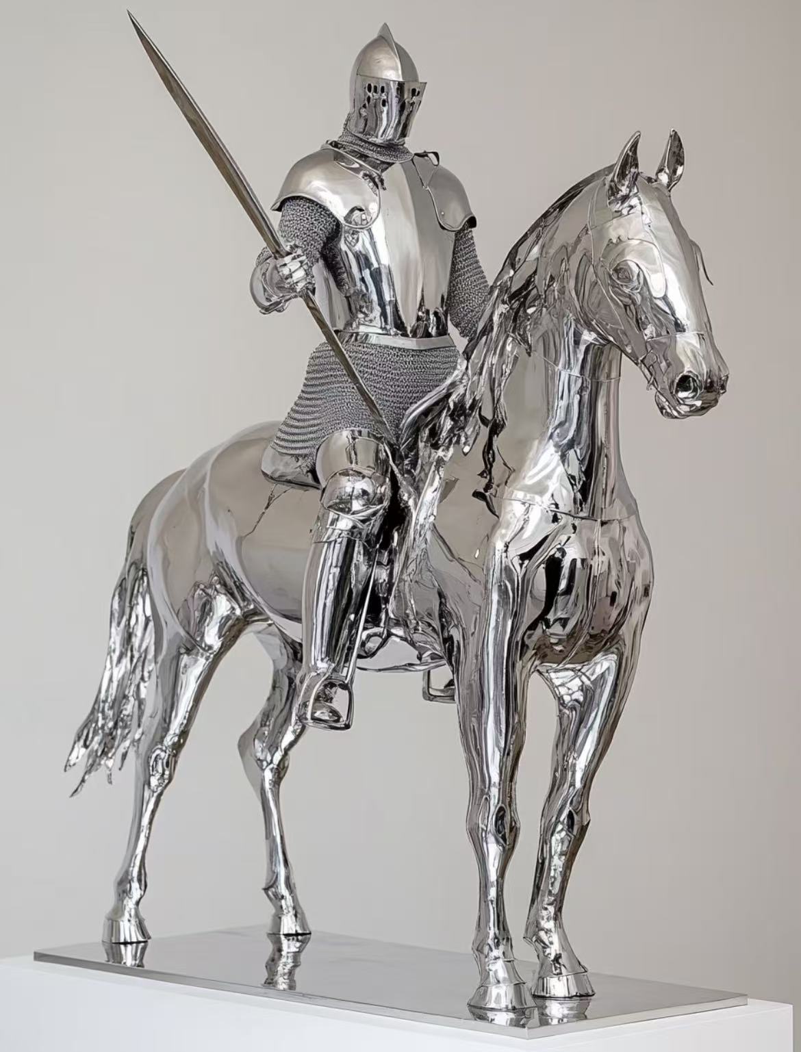Stainless steel sculpture