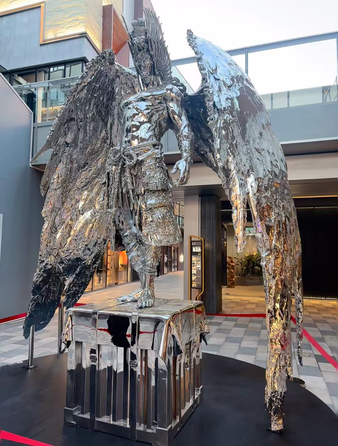 Stainless steel sculpture