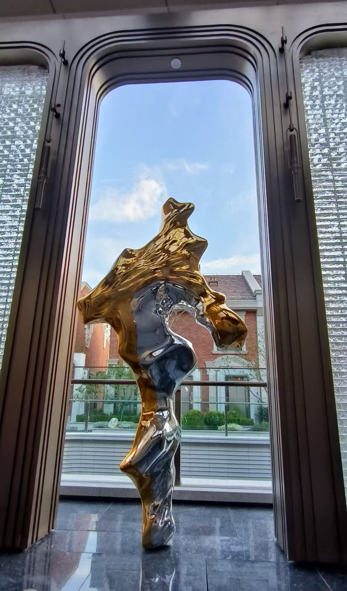 Stainless steel sculpture