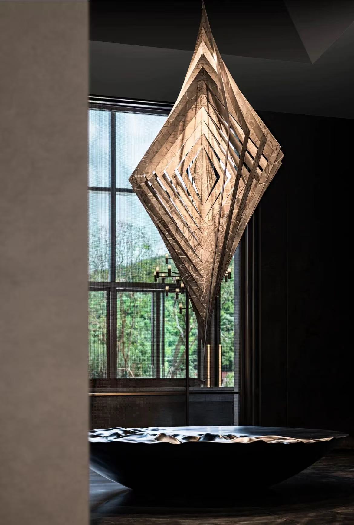Stainless steel sculpture