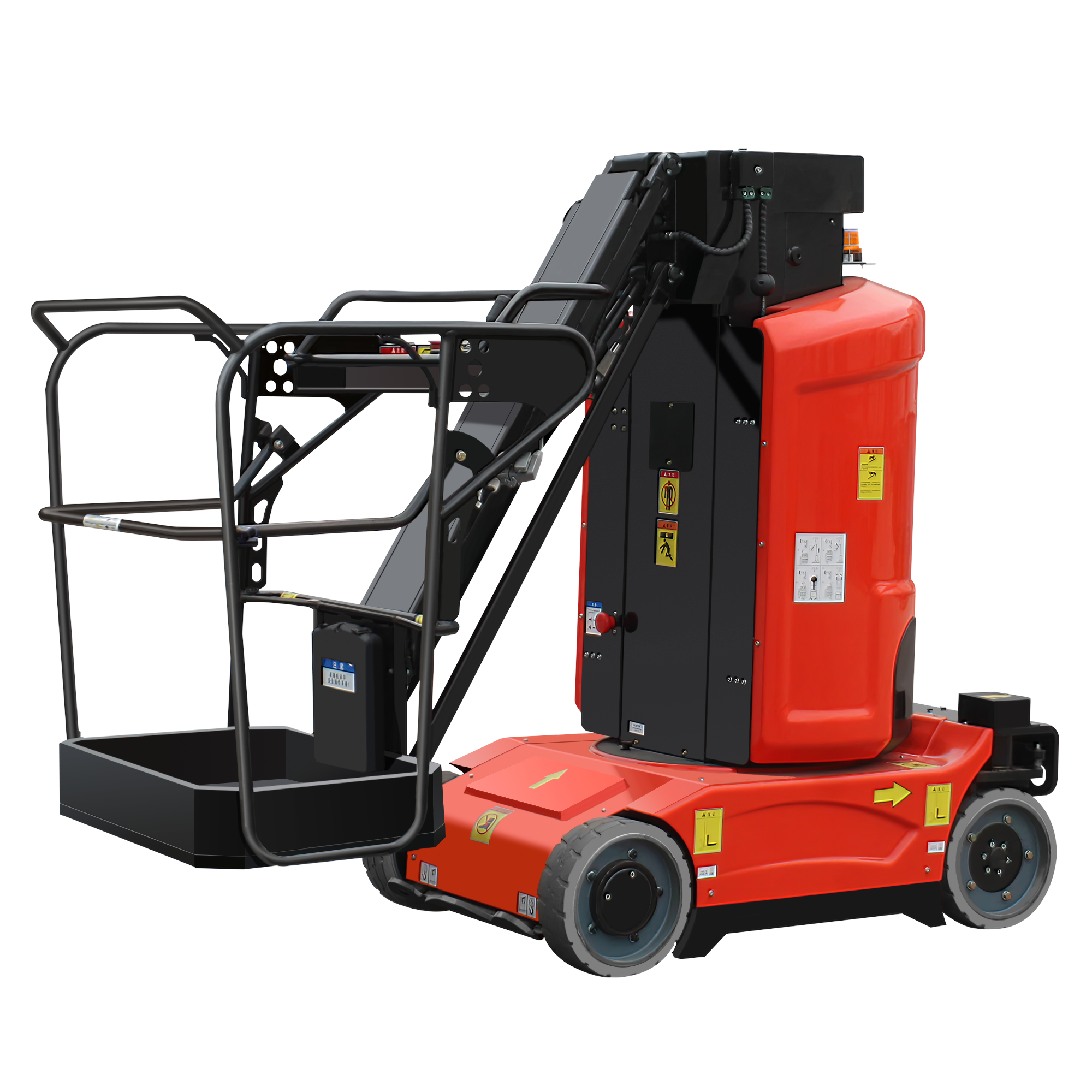 Мачтовый подъемник с рукавной мачтой