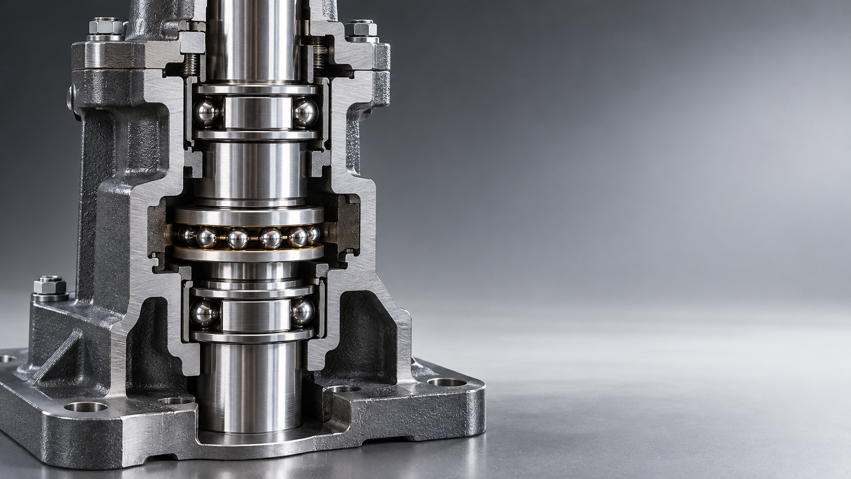 Can thrust ball bearings support radial loads in vertical shafts? Can thrust ball bearings support radial loads in vertical shafts?