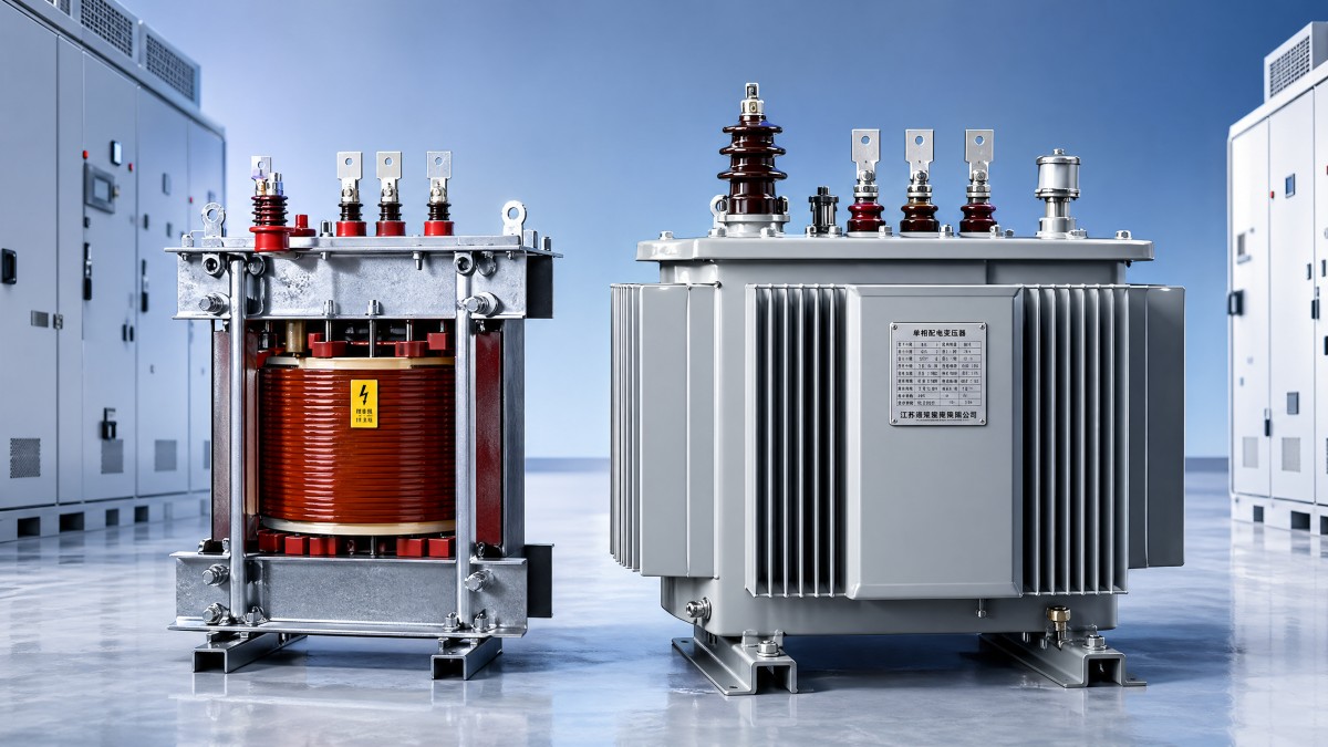 Dry-Type or Oil-Filled Single-Phase Distribution Transformer?