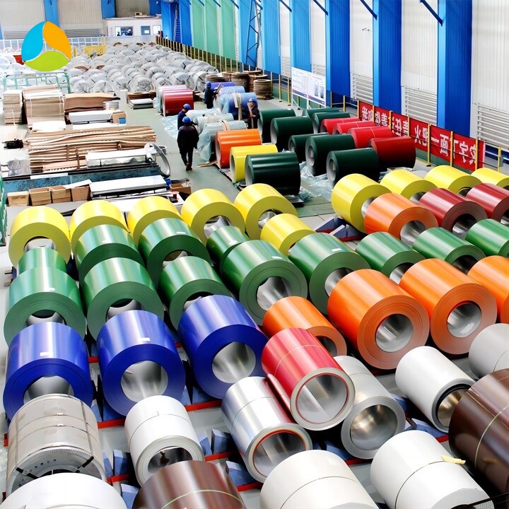 Color coated roll