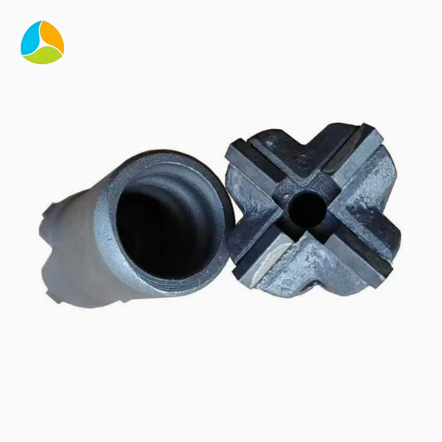 Cross drill bit
