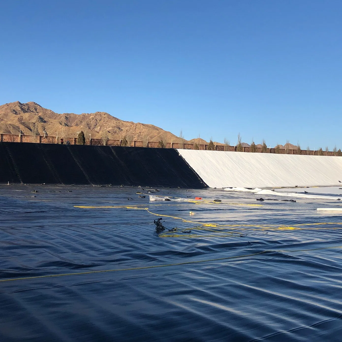 UV resistant HDPE PVC pe geomembrane fish pond liner 0.5mm to 2mm