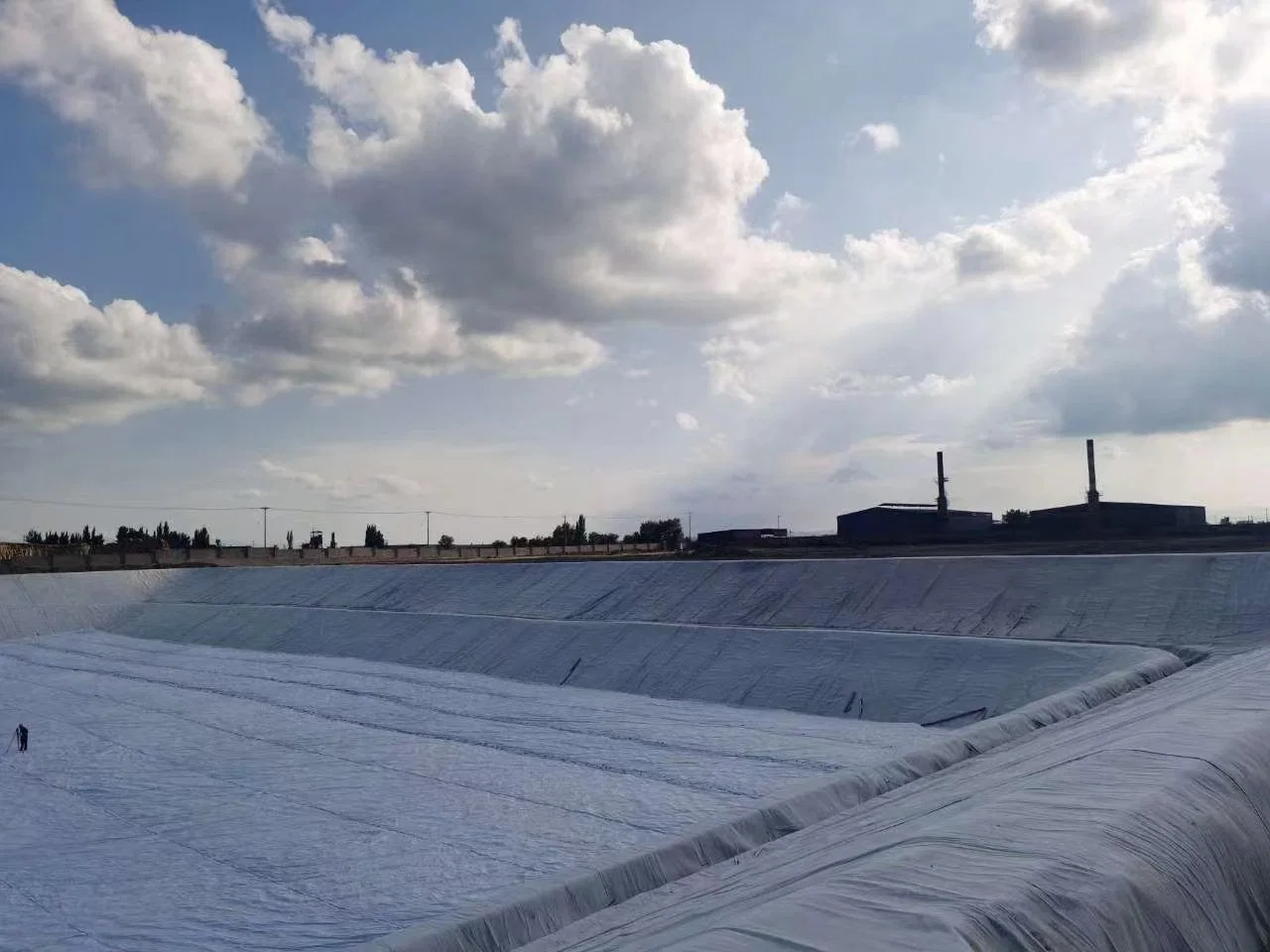 HDPE LDPE LLDPE pond liner waterproof geomembrane sheet