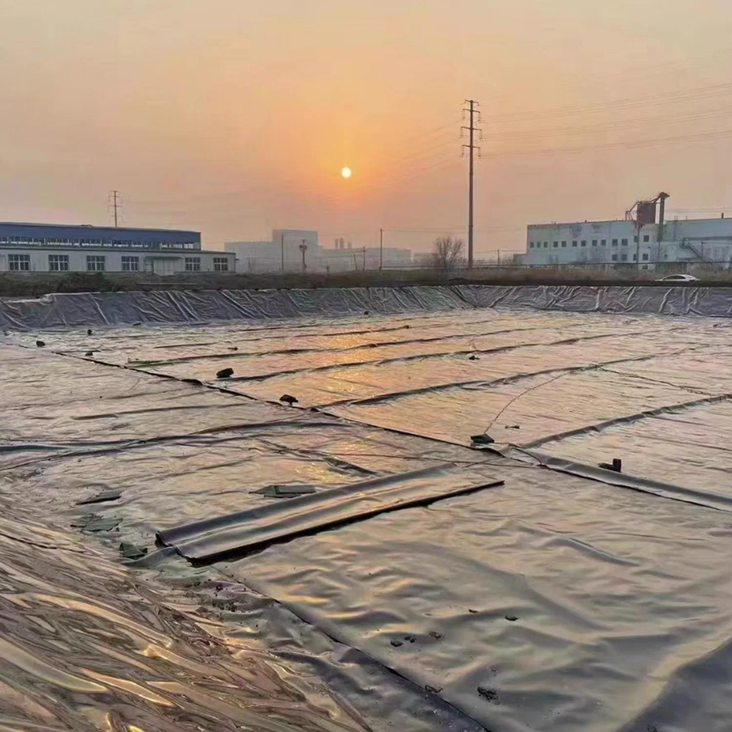 HDPE Composite Geomembrane Ponds Farm Tank Geomembrane Sheet Geomembrane