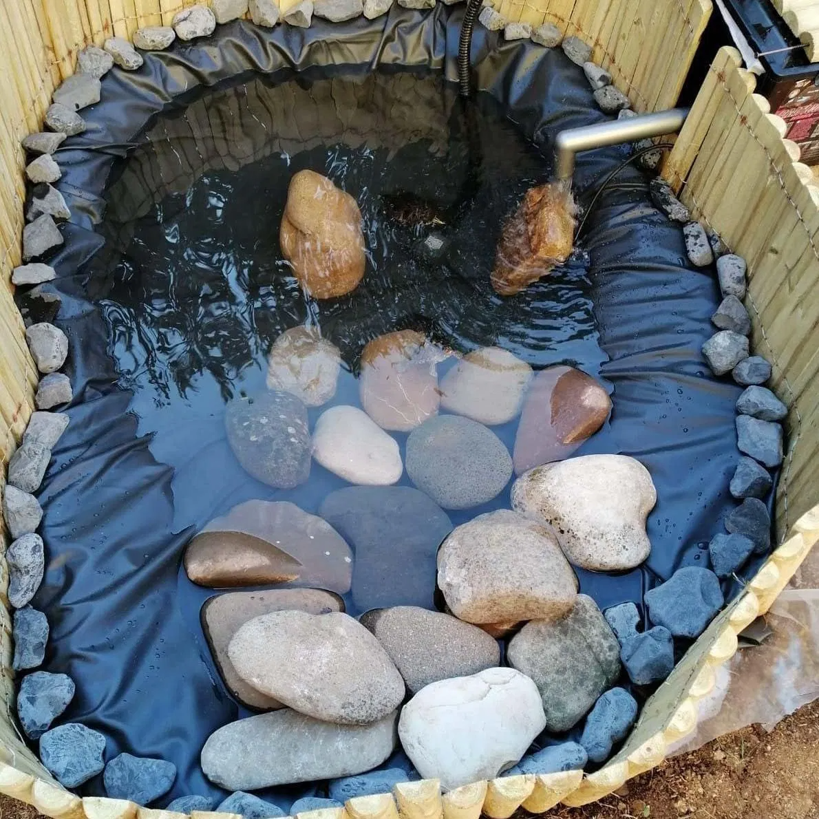 0.3mm to 2mm Fish Farming Pond Liner HDPE EPDM PE Geomembrane