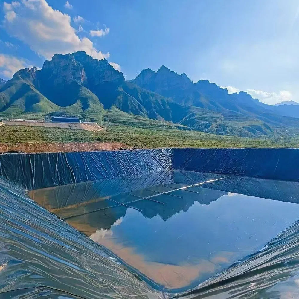 0.5mm-2mm Reinforced Hdpe Geomembranes for landfill/swimming pool/fish farm