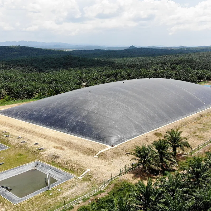 1.5mm waterproof HDPE composite geomembrane can be used in biogas pools