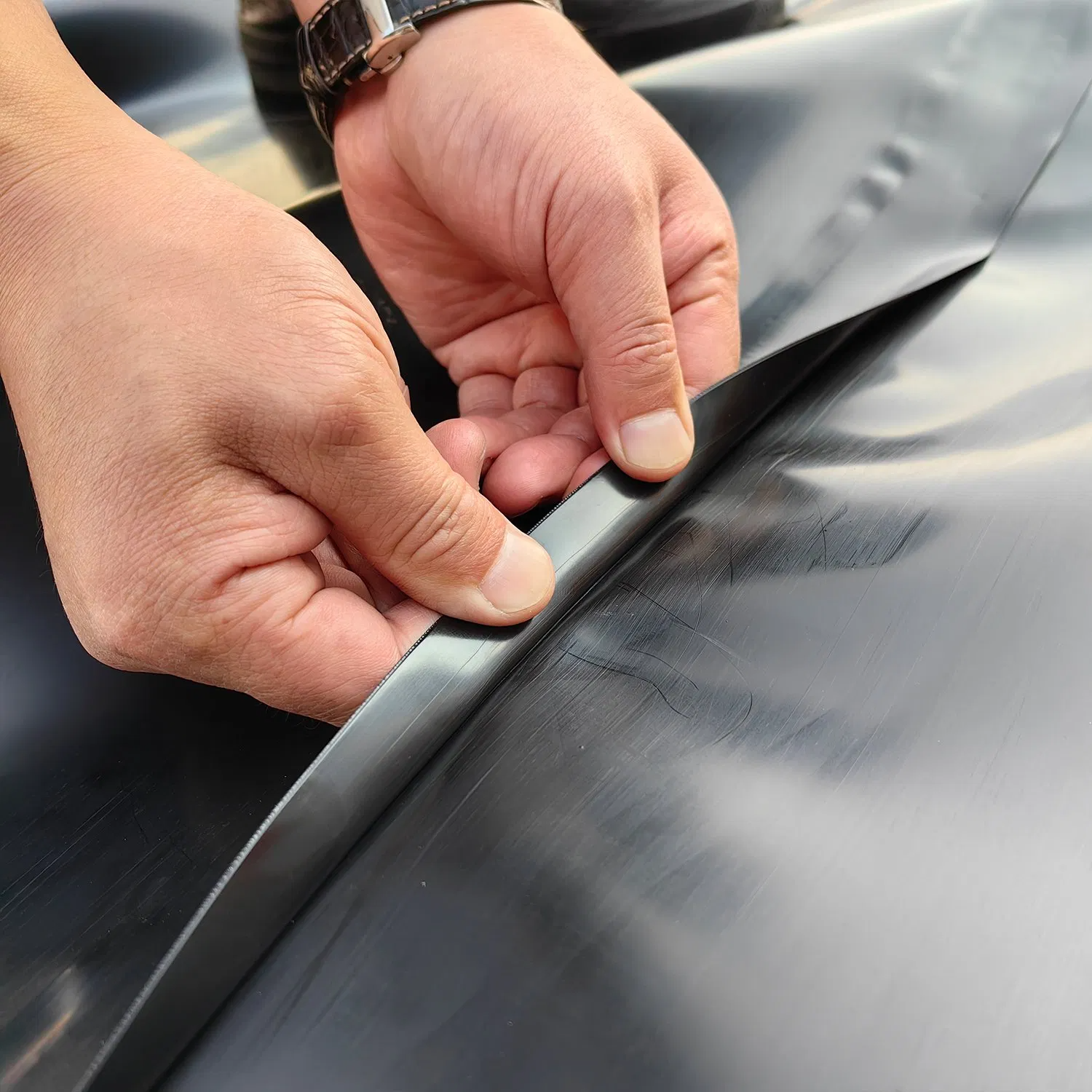 0.5-3mm Impermeable Double-Sided Smooth/Texture HDPE Geomembrane