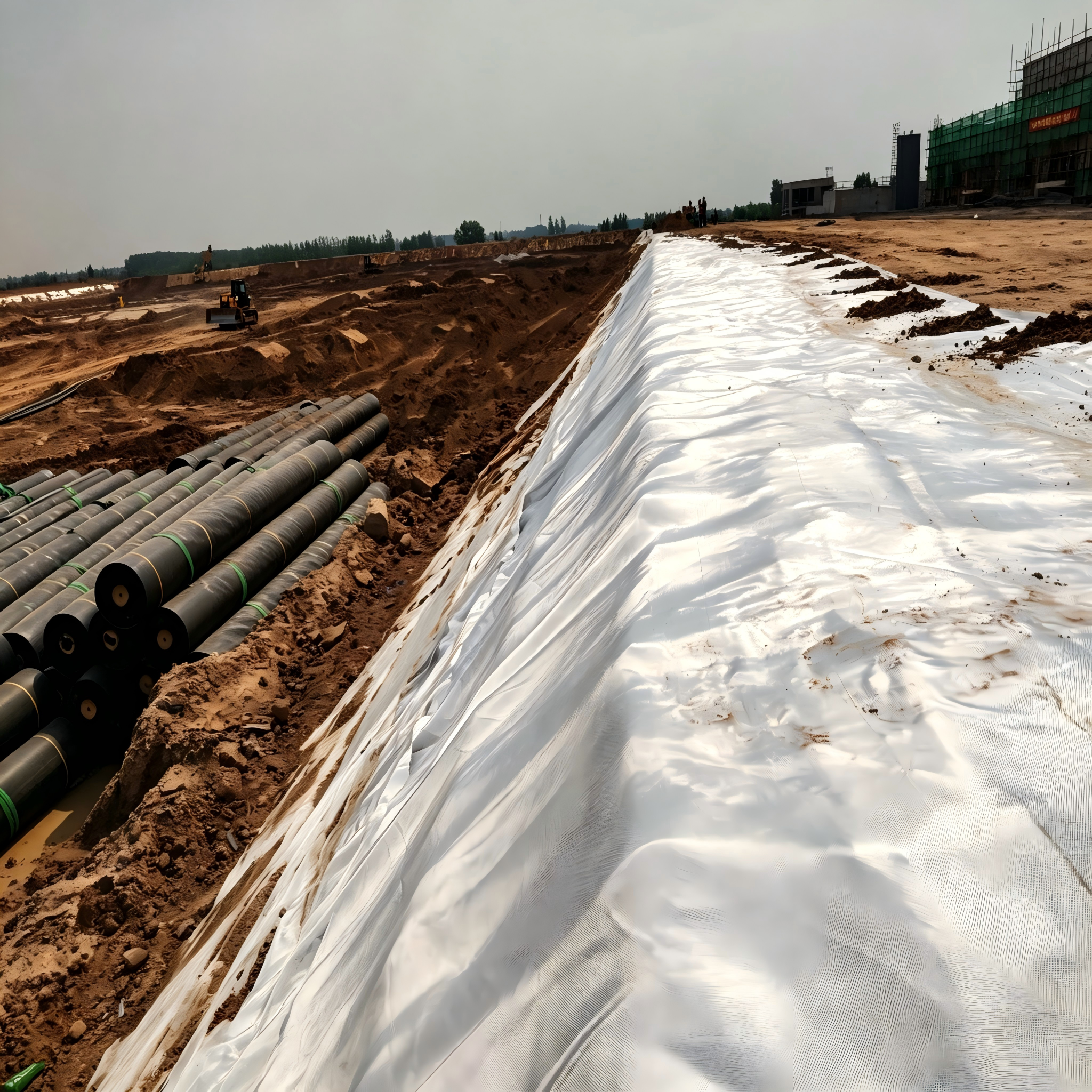 High strength PP Filament Woven Geotextile