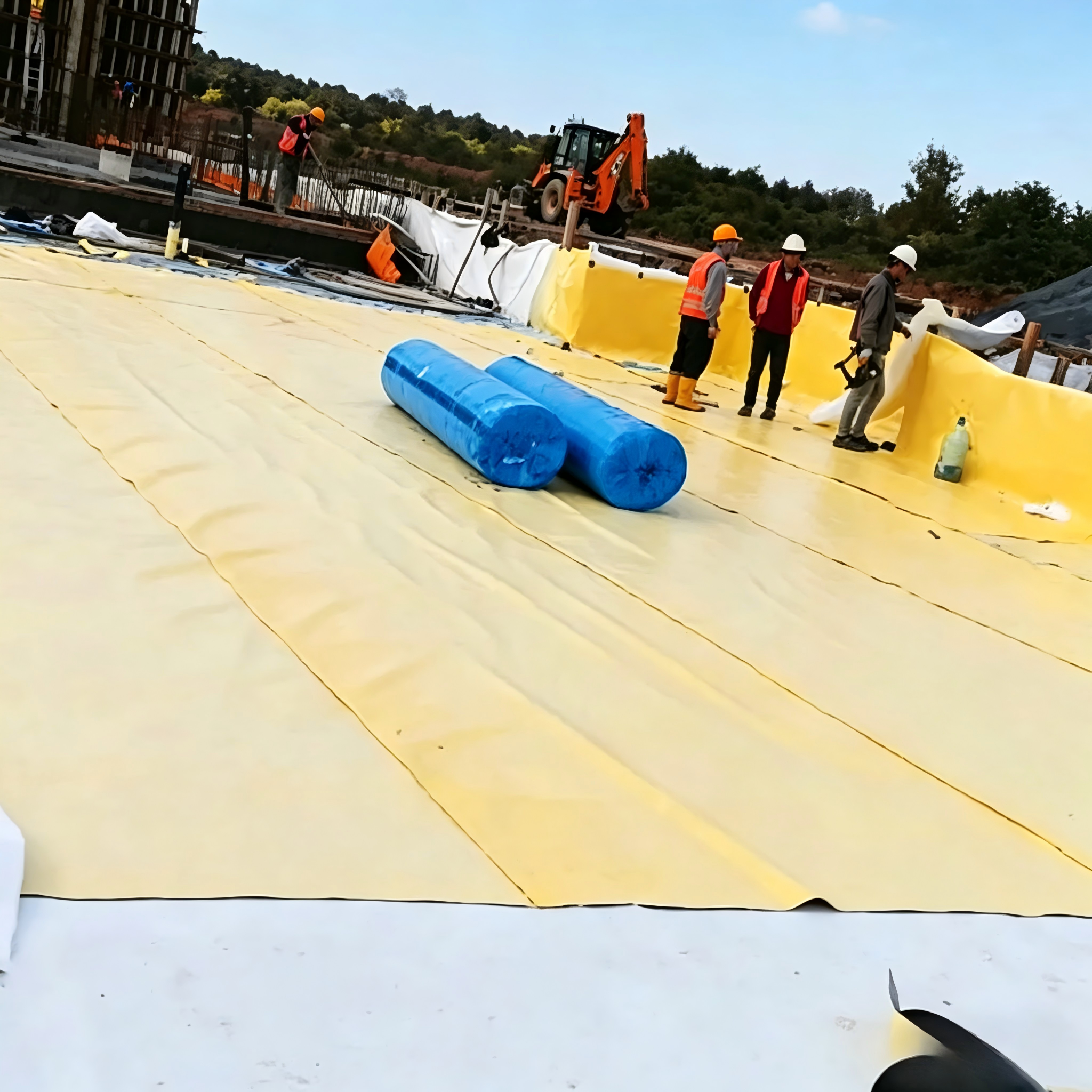 PVC (polyvinyl chloride) geomembrane