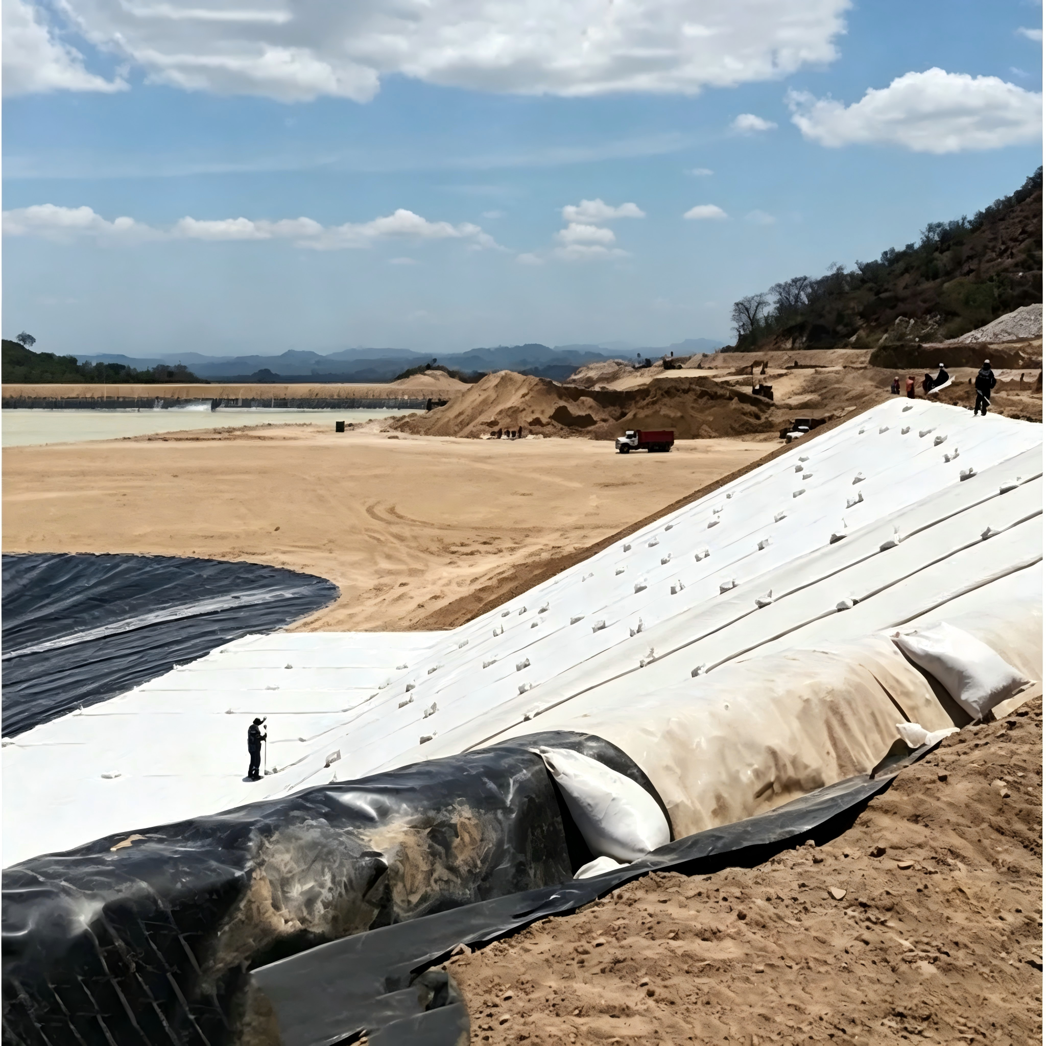 High Density CE/ISO Geotextile Filter Fabric PP Long or Short Fiber Nonwoven Needle Punched Polyester Geotextile for Road Paving, Pavement Reinforcement