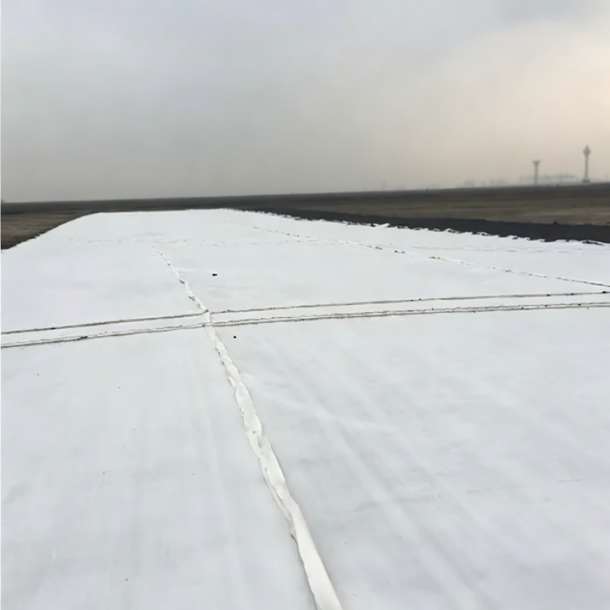 100% Polyester Continus Long Fiber Needle Punched Nonwoven Geotextile Fabric for Sand Filtration, Pavement Reinforcement