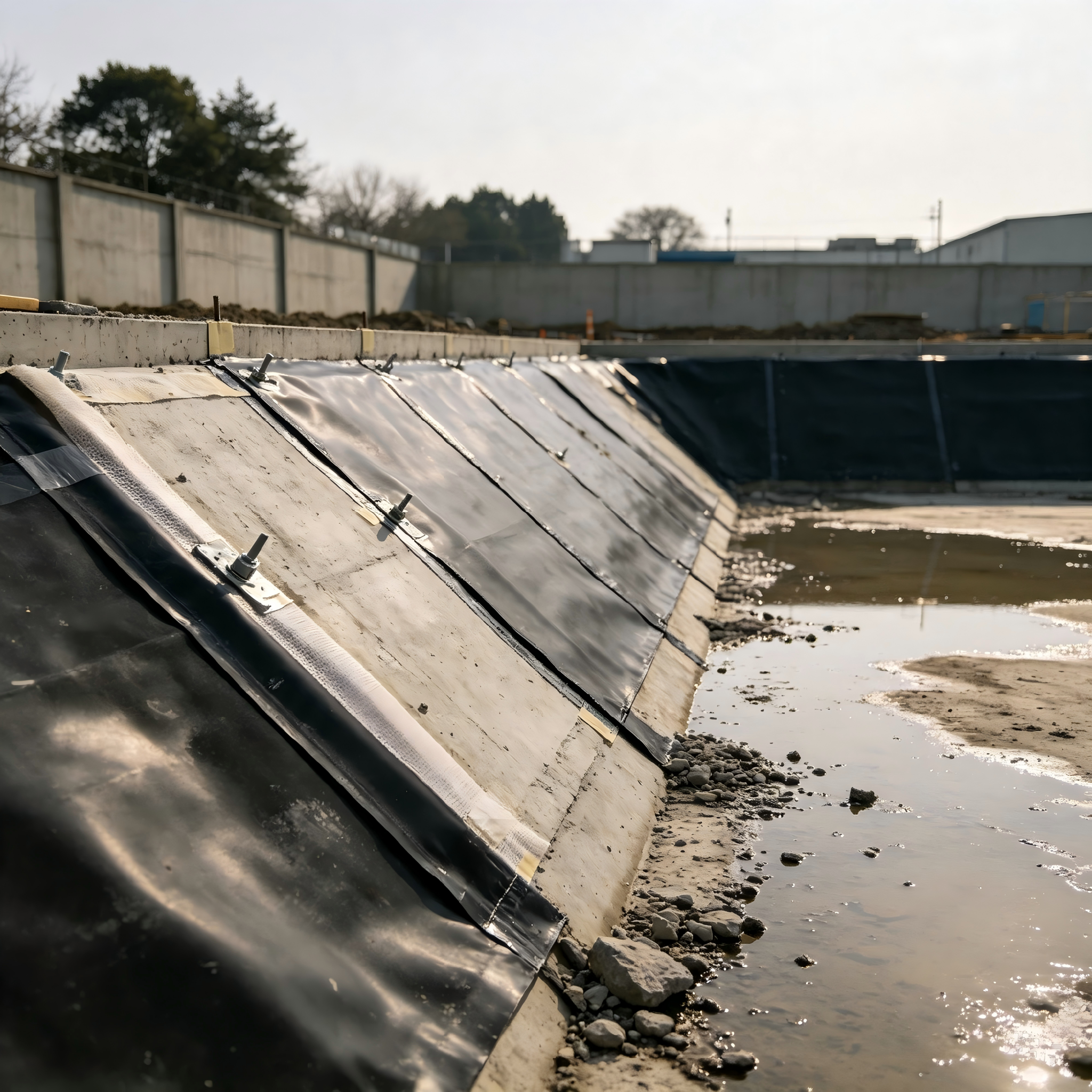 Impermeable Waterproof HDPE Geomembrane for Dam/Landfill/Lake/Biogas/Mining/Fish/Shrimp Farm Pond Liner Manufacturer Price