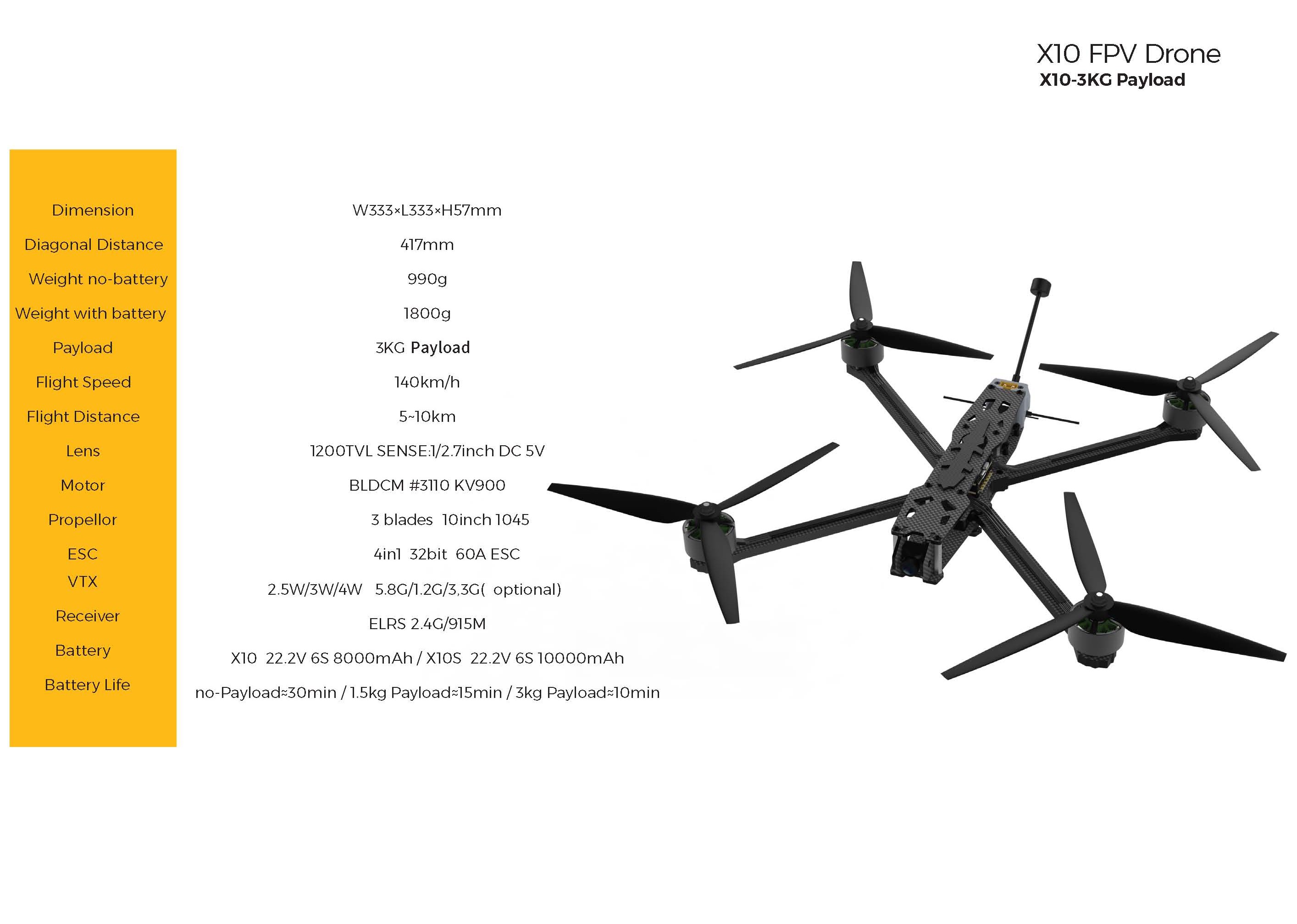 7 inch FPV Drone