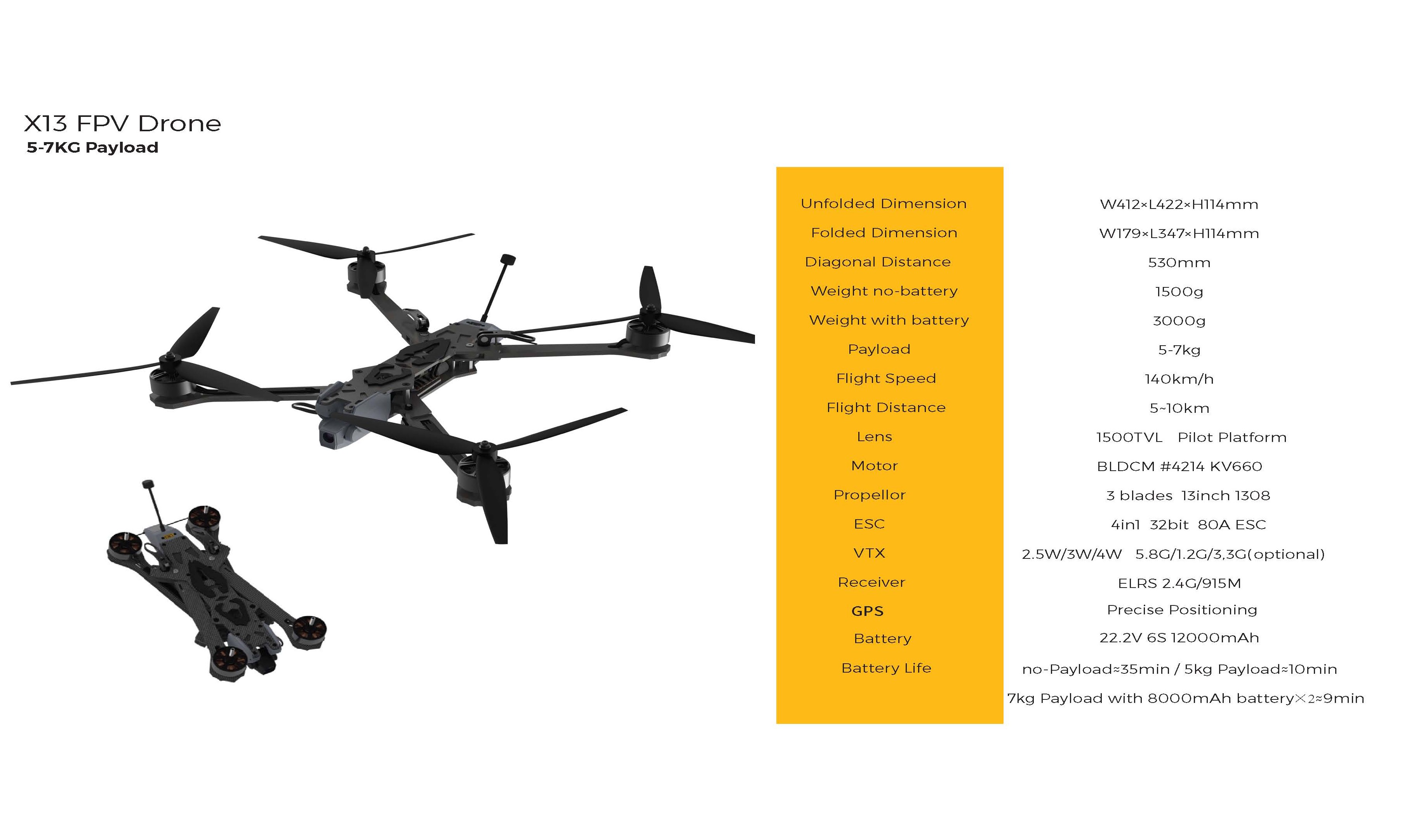 13 inch FPV Drone