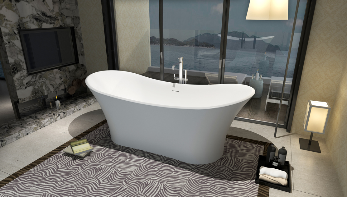 Man-made stone bathtub/Resin bathtub