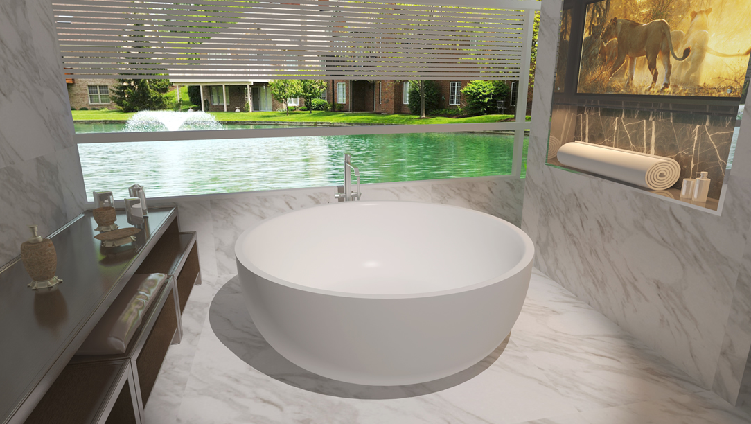 Man-made stone bathtub/Resin bathtub