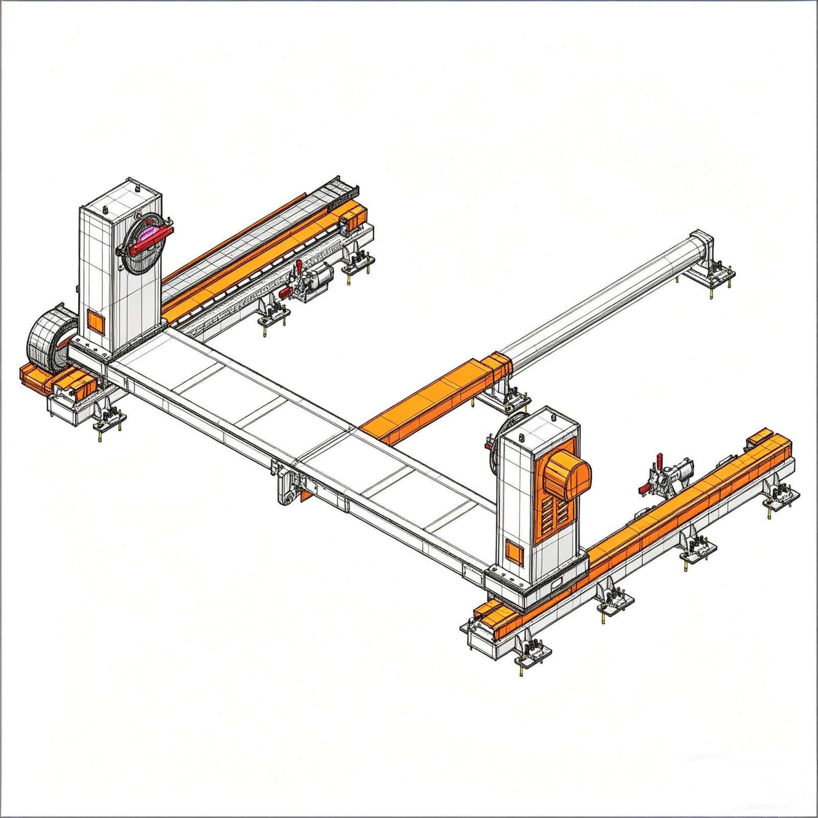 Pneumatic Sliding Table Single-Axis Positioner